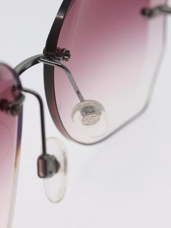 CHANEL Sunglasses metal Bordeaux CC Auth SW2292V main image 9